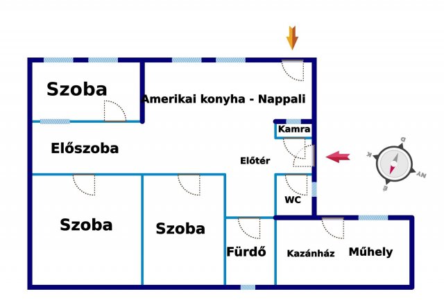 Eladó családi ház, Kiskunfélegyházán 32 M Ft, 3 szobás