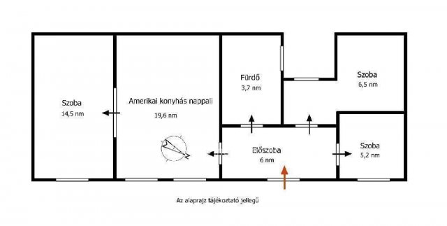 Eladó téglalakás, Budapesten, VI. kerületben 86.5 M Ft