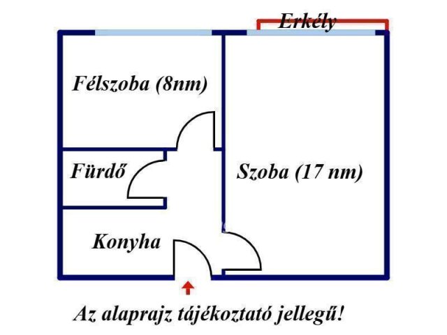Eladó panellakás, Budapesten, XXI. kerületben 38 M Ft, 1+1 szobás