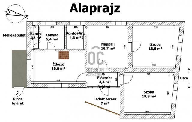 Eladó családi ház, Recsken 17.5 M Ft, 3 szobás