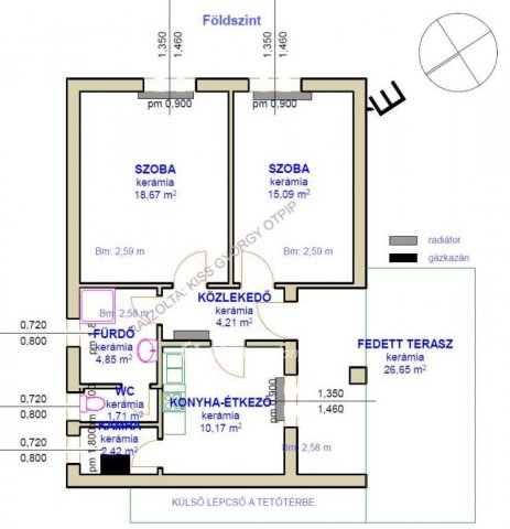 Eladó családi ház, Abádszalókban 39 M Ft, 3+1 szobás