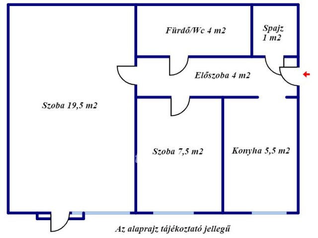 Eladó téglalakás, Kazincbarcikán 9.99 M Ft, 1+1 szobás