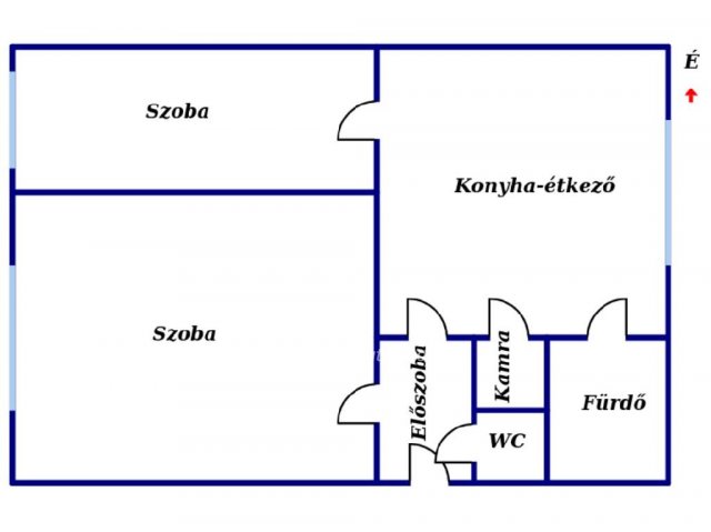 Eladó téglalakás, Edelényben, Szentpéteri úton 6.9 M Ft