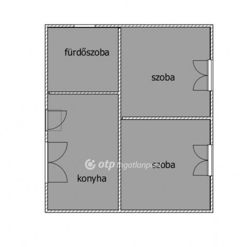 Eladó családi ház, Csongrádon 7.5 M Ft, 2 szobás