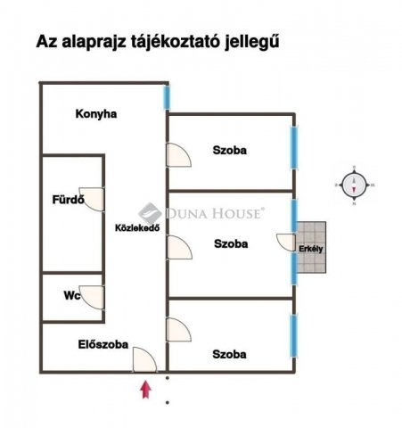 Eladó panellakás, Budapesten, XX. kerületben 68.8 M Ft, 3 szobás
