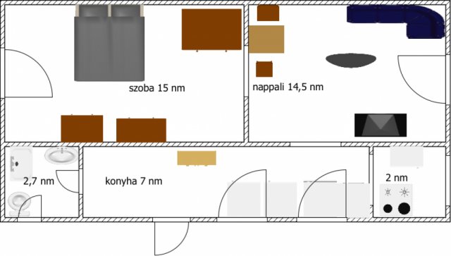 Eladó családi ház, Budapesten, XX. kerületben 41 M Ft, 2 szobás