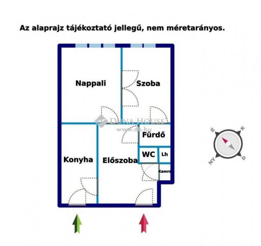 Eladó téglalakás, Budapesten, IX. kerületben 57.9 M Ft, 2 szobás