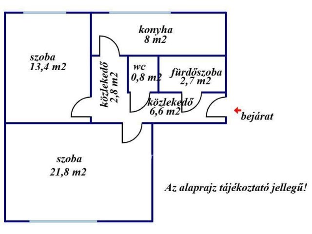 Eladó panellakás, Kecskeméten 38.9 M Ft, 2 szobás