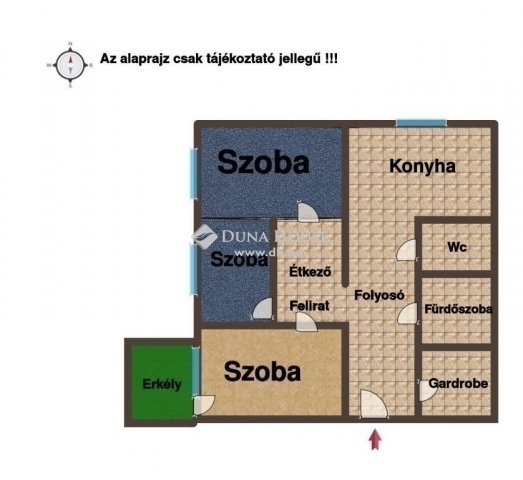 Eladó panellakás, Budapesten, IV. kerületben 75 M Ft, 3 szobás