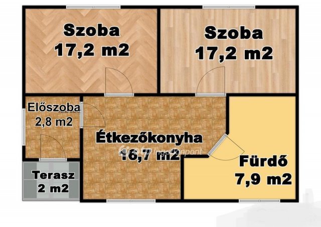 Eladó családi ház, Debrecenben 74.9 M Ft, 2 szobás