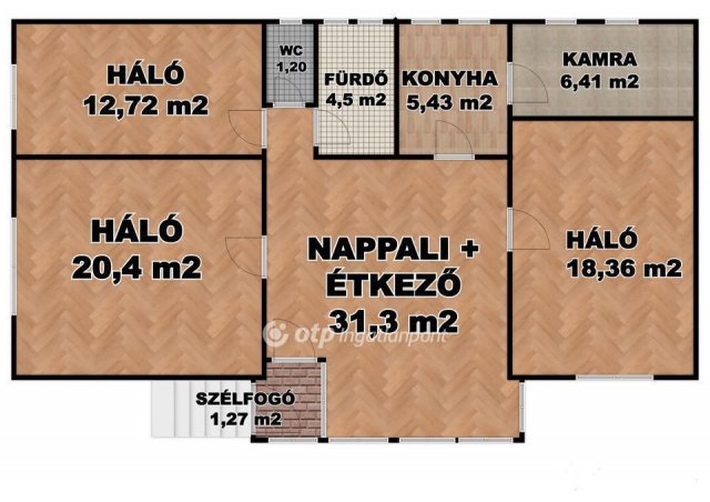 Eladó családi ház, Hortobágyon 47.9 M Ft, 3 szobás