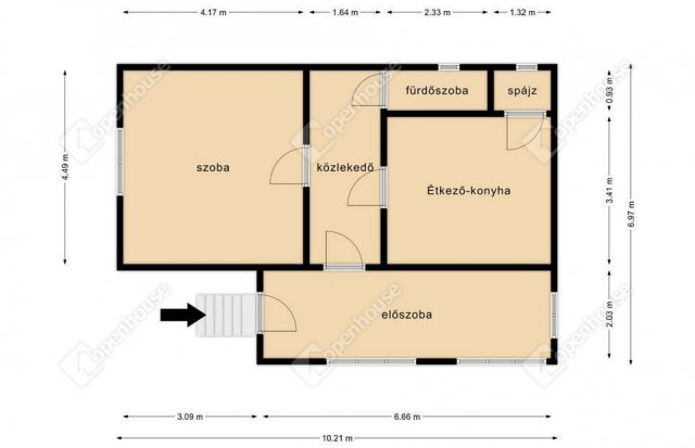 Eladó családi ház, Debrecenben, Sikló utcában 33 M Ft, 3 szobás