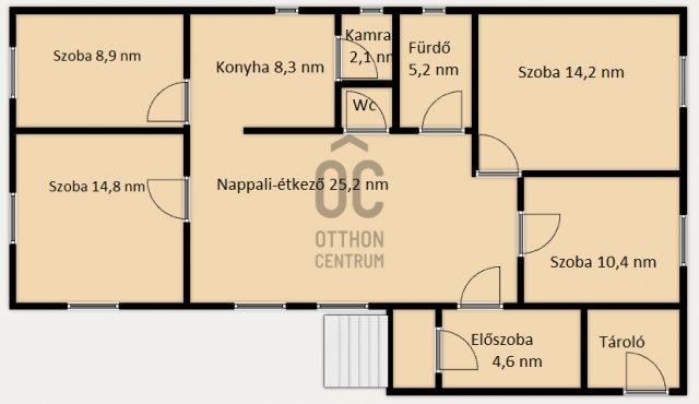 Eladó családi ház, Tóalmáson 33.9 M Ft, 5 szobás