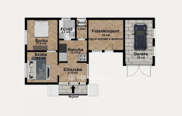 Eladó családi ház, Dömsödön 49.9 M Ft, 2 szobás