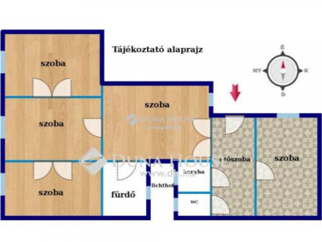 Eladó téglalakás, Budapesten, IX. kerületben 96 M Ft, 5 szobás