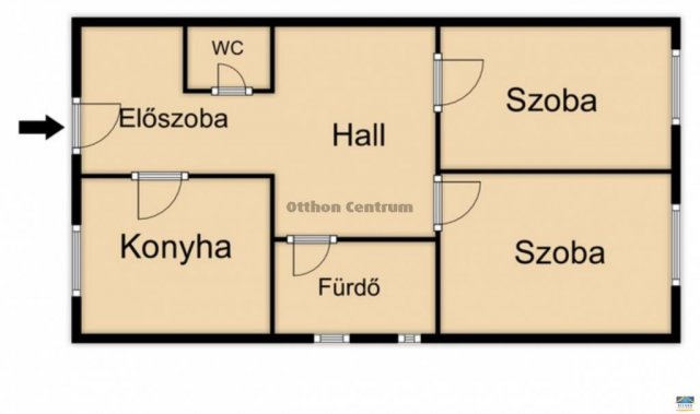 Eladó téglalakás, Budapesten, V. kerületben 73.2 M Ft, 2 szobás