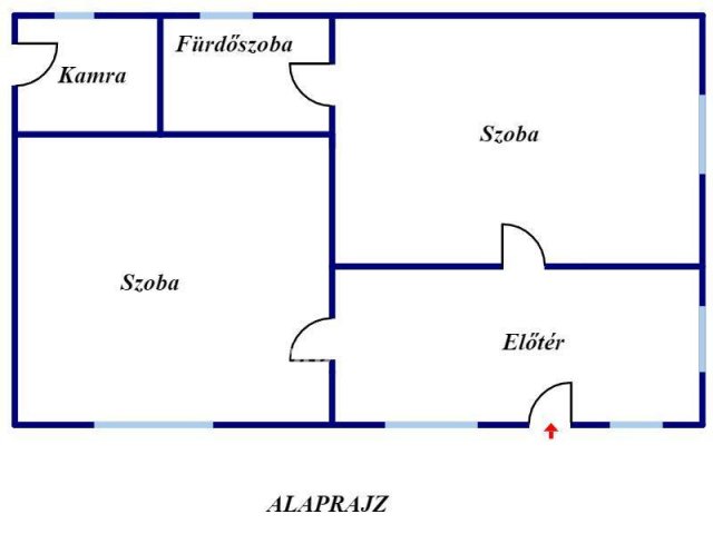 Eladó családi ház, Tiszavasváriban 15.5 M Ft, 2 szobás