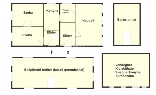 Eladó családi ház, Nyárlőrincen 24.9 M Ft, 4 szobás