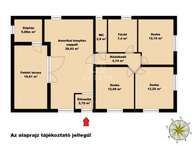 Eladó családi ház, Monorierdőn 78.5 M Ft, 4 szobás