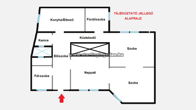 Eladó téglalakás, Budapesten, V. kerületben, Kígyó utcában