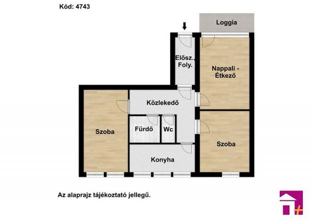 Eladó panellakás, Százhalombattán 54.9 M Ft, 3 szobás