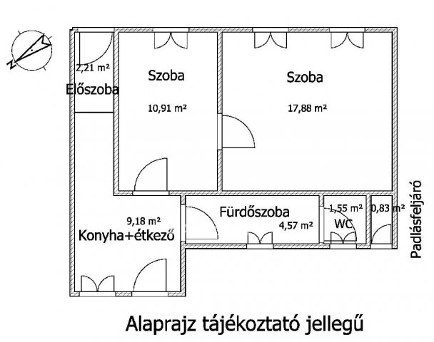 Eladó családi ház, Hatvanban 22 M Ft, 1+1 szobás
