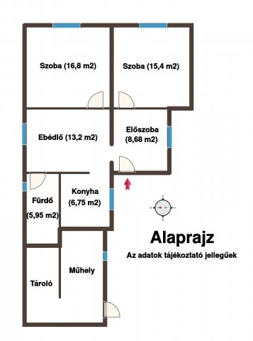 Eladó családi ház, Nagyatádon 24.99 M Ft, 3 szobás