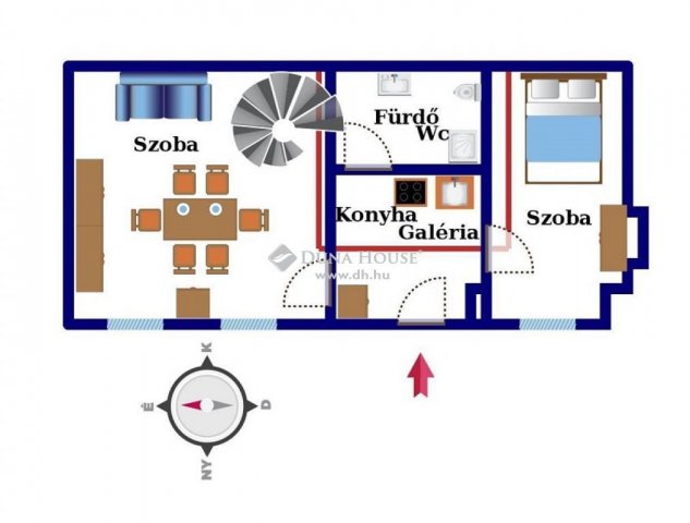 Eladó téglalakás, Budapesten, V. kerületben, Nádor utcában