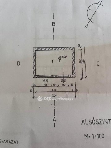 Eladó nyaraló, Dunaszekcsőn 19.5 M Ft, 1+3 szobás