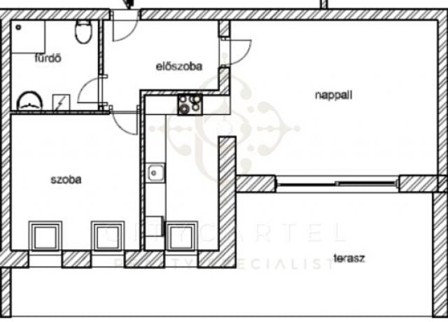 Eladó téglalakás, Balatonlelleén 67.2 M Ft, 2 szobás