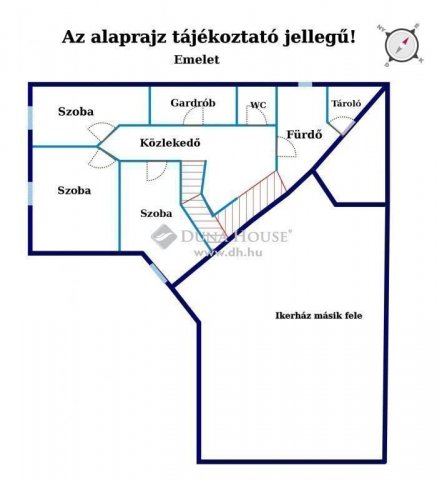 Eladó ikerház, Budapesten, XVIII. kerületben 110 M Ft, 4 szobás