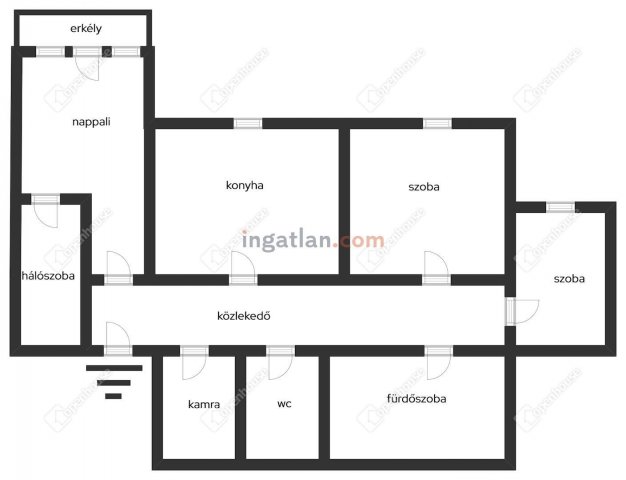 Eladó panellakás, Nagykanizsán 24.99 M Ft, 3 szobás