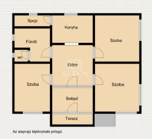 Eladó családi ház, Nagykapornakon 22.5 M Ft, 3 szobás