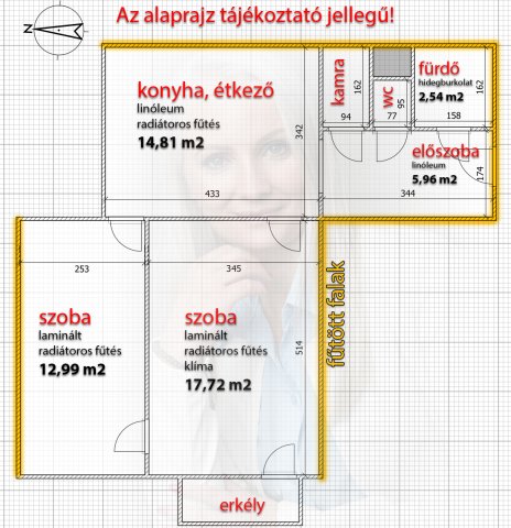 Eladó panellakás, Szolnokon, Botár Imre utcában 24.9 M Ft