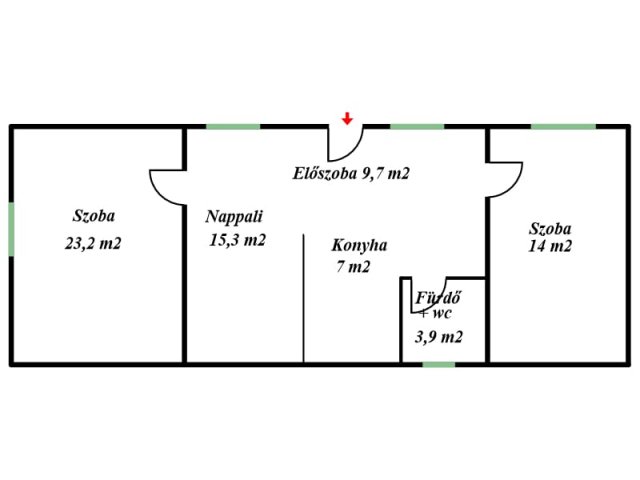 Eladó családi ház, Tatárszentgyörgyön 15.9 M Ft, 2 szobás