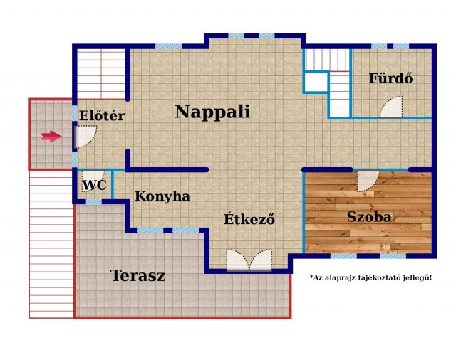 Eladó családi ház, Leányfaluban, Komáromi utcában 279 M Ft