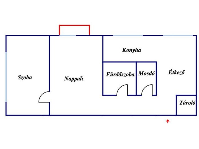 Eladó panellakás, Cserépfaluban 15.99 M Ft, 2 szobás