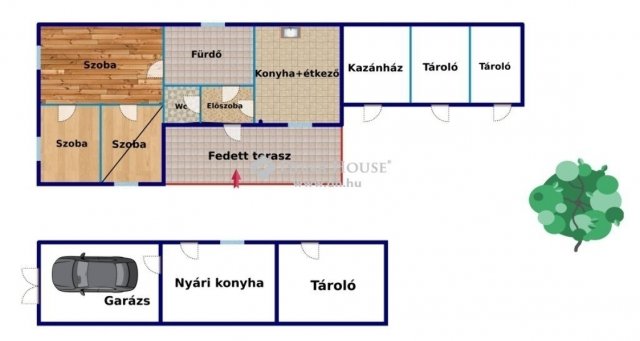 Eladó családi ház, Pilisen 38.5 M Ft, 3 szobás