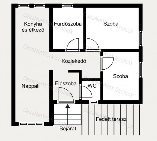 Eladó családi ház, Szolnokon 47.8 M Ft, 1+2 szobás