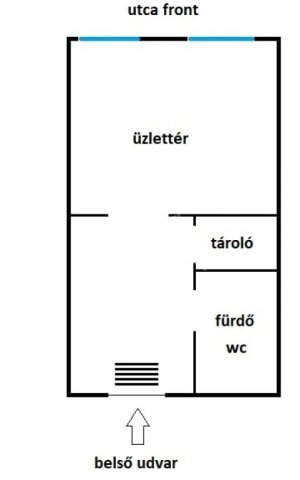 Eladó üzlethelyiség, Budapesten, VIII. kerületben 21.9 M Ft