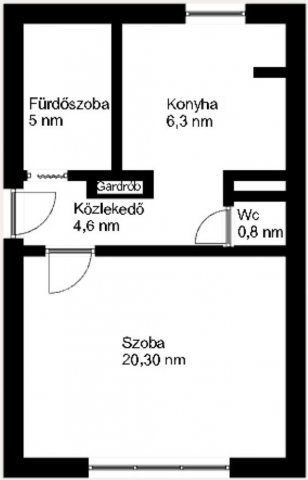 Eladó téglalakás, Mezőtúron 19.9 M Ft, 1 szobás