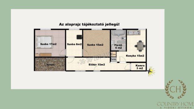 Eladó mezogazdasagi ingatlan, Domaszéken 26.1 M Ft, 3 szobás
