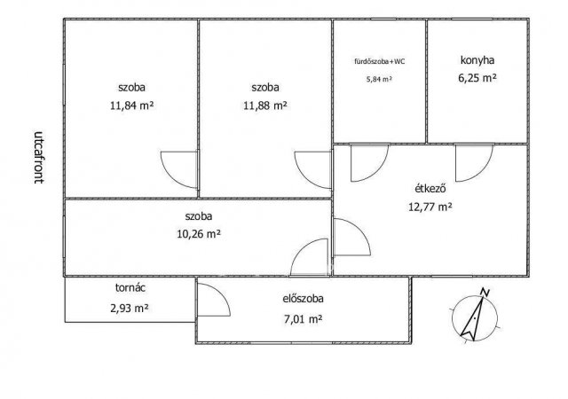Eladó családi ház, Mohácson 31.9 M Ft, 3+1 szobás