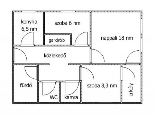 Eladó téglalakás, Budapesten, XXII. kerületben 44.9 M Ft