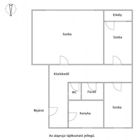 Eladó panellakás, Budapesten, X. kerületben 59.9 M Ft, 3 szobás