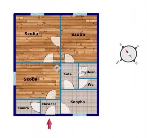 Eladó téglalakás, Székesfehérvárott 43 M Ft, 3 szobás