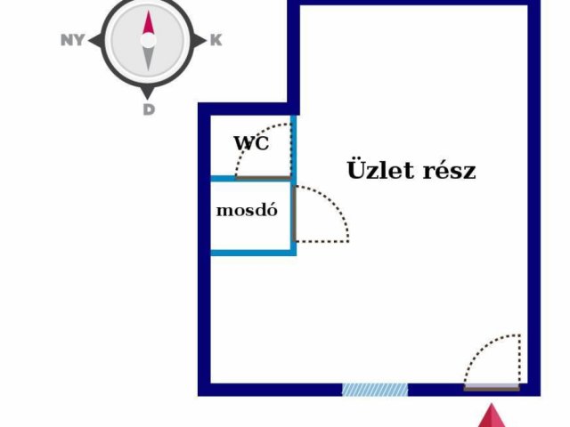 Eladó üzlethelyiség, Kiskunfélegyházán, Pázmány utcában