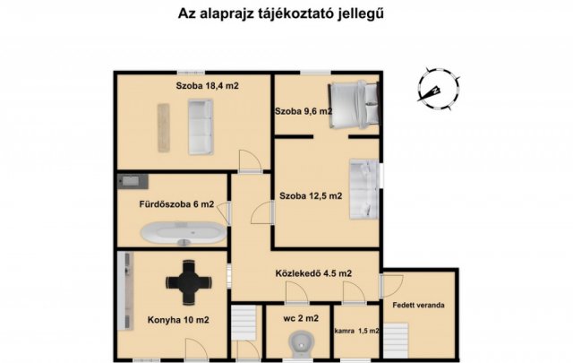Eladó családi ház, Vácon, Kosdi úton 59.9 M Ft, 2+1 szobás