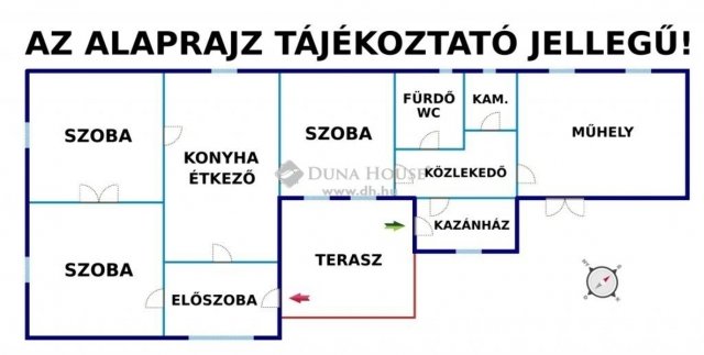 Eladó családi ház, Ócsán 39.9 M Ft, 3 szobás