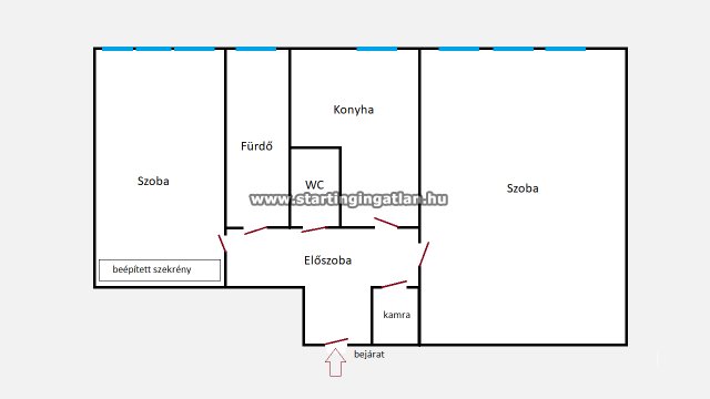 Eladó téglalakás, Budapesten, X. kerületben 42.5 M Ft, 2 szobás